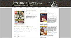 Desktop Screenshot of bratislava.streetprint.org