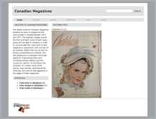 Tablet Screenshot of canmag.streetprint.org